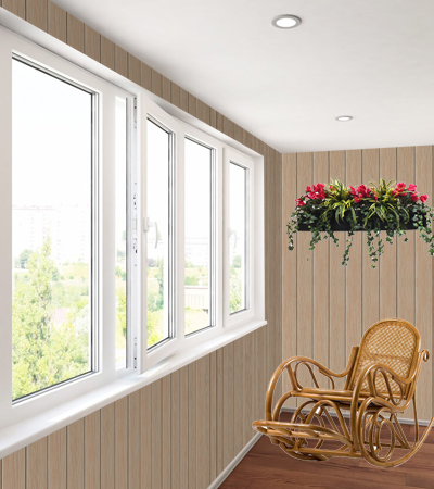 Входные пластиковые двери REHAU