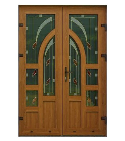 Входные пластиковые двери REHAU